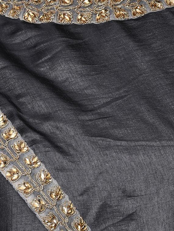 cowl solid lace detail dress - 15958852 - Zoom Image - 4