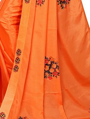 floral printed saree with blouse - 15958903 - Standard Image - 4