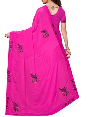 floral printed saree with blouse - 15958904 - Standard Image - 2