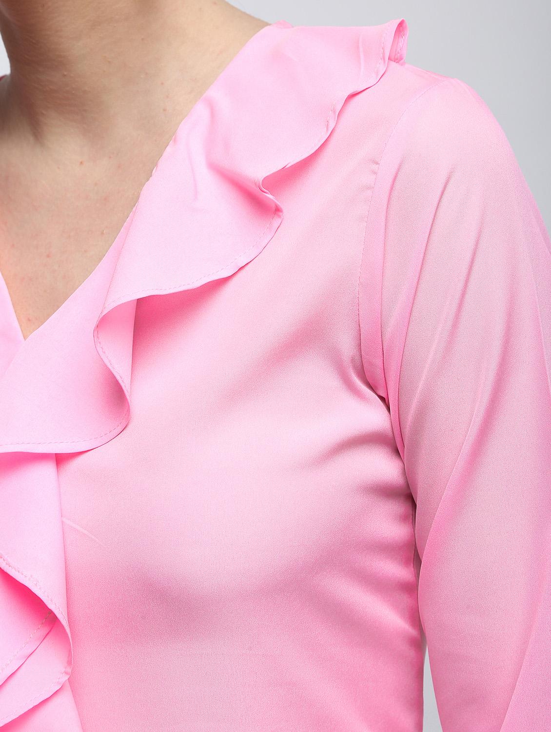 ruffle detail peplum top - 15959298 - Zoom Image - 6