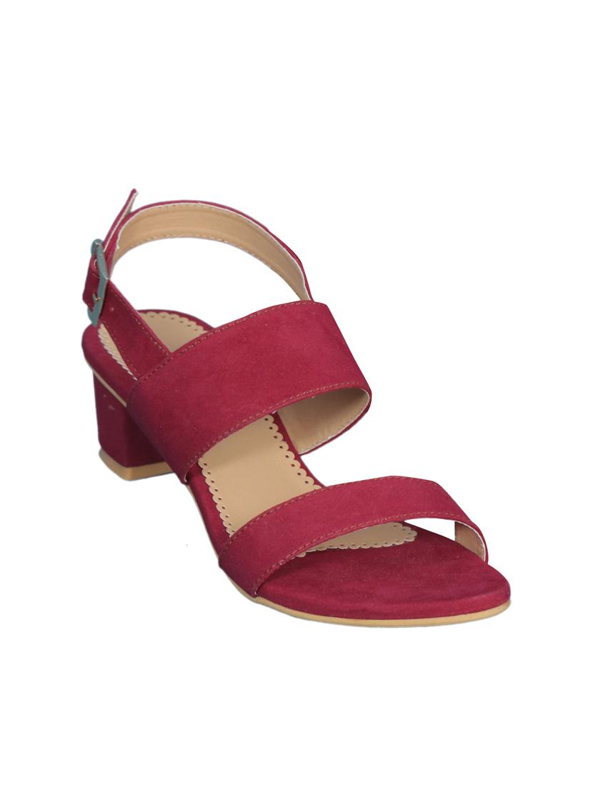 maroon back strap sandals - 15959362 - Zoom Image - 1