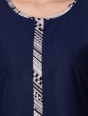 printed a-line kurta - 15959377 - Standard Image - 4