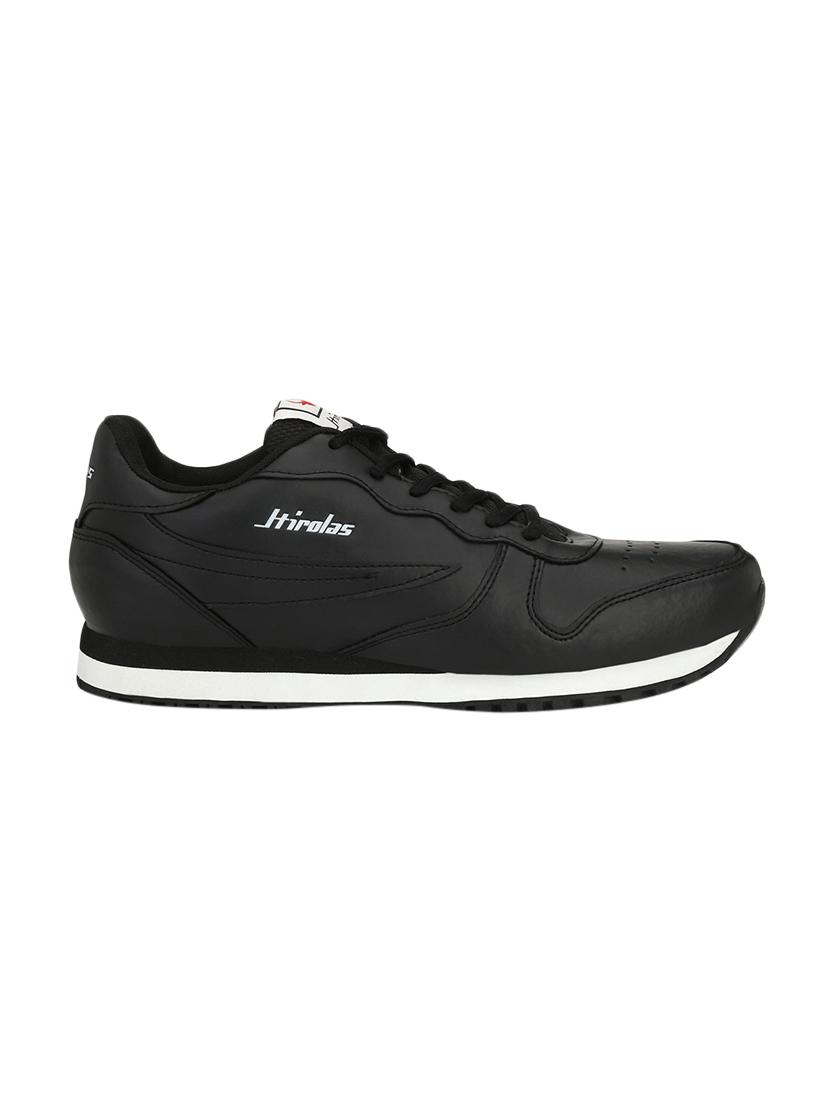 black leatherette sport shoes - 15960602 - Zoom Image - 2
