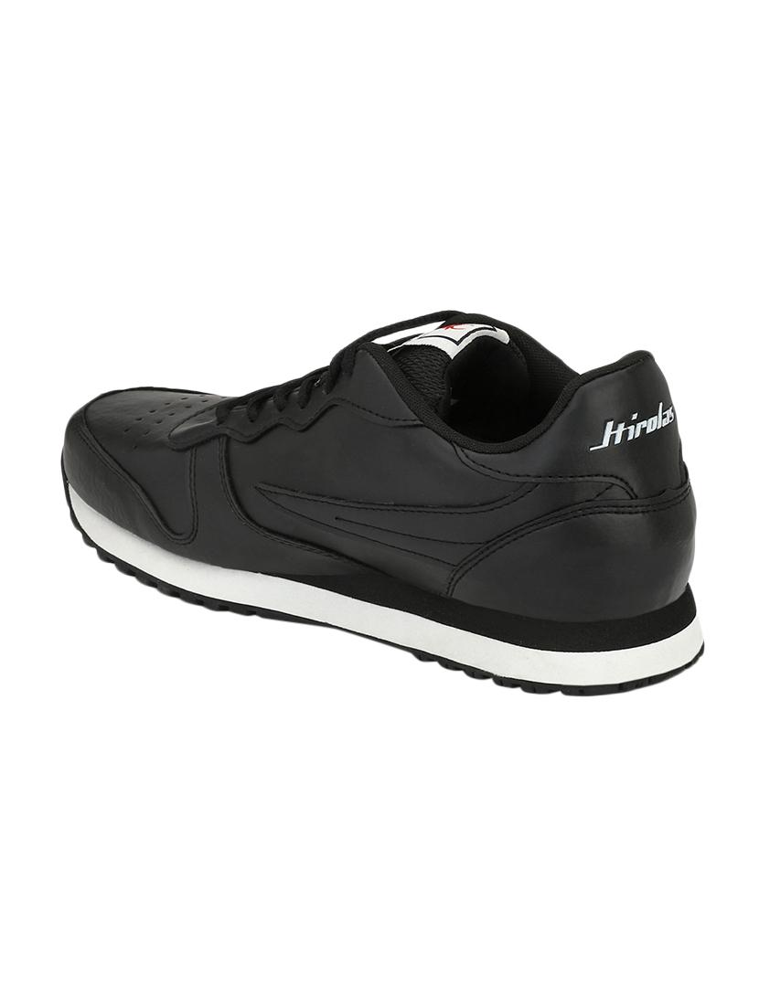 black leatherette sport shoes - 15960602 - Zoom Image - 3