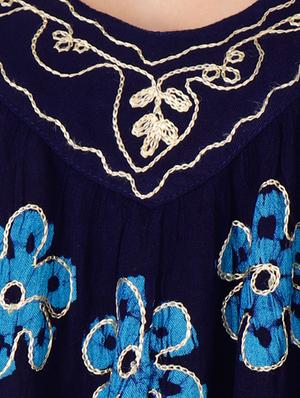 embroidered high low tunic - 15961267 - Standard Image - 5