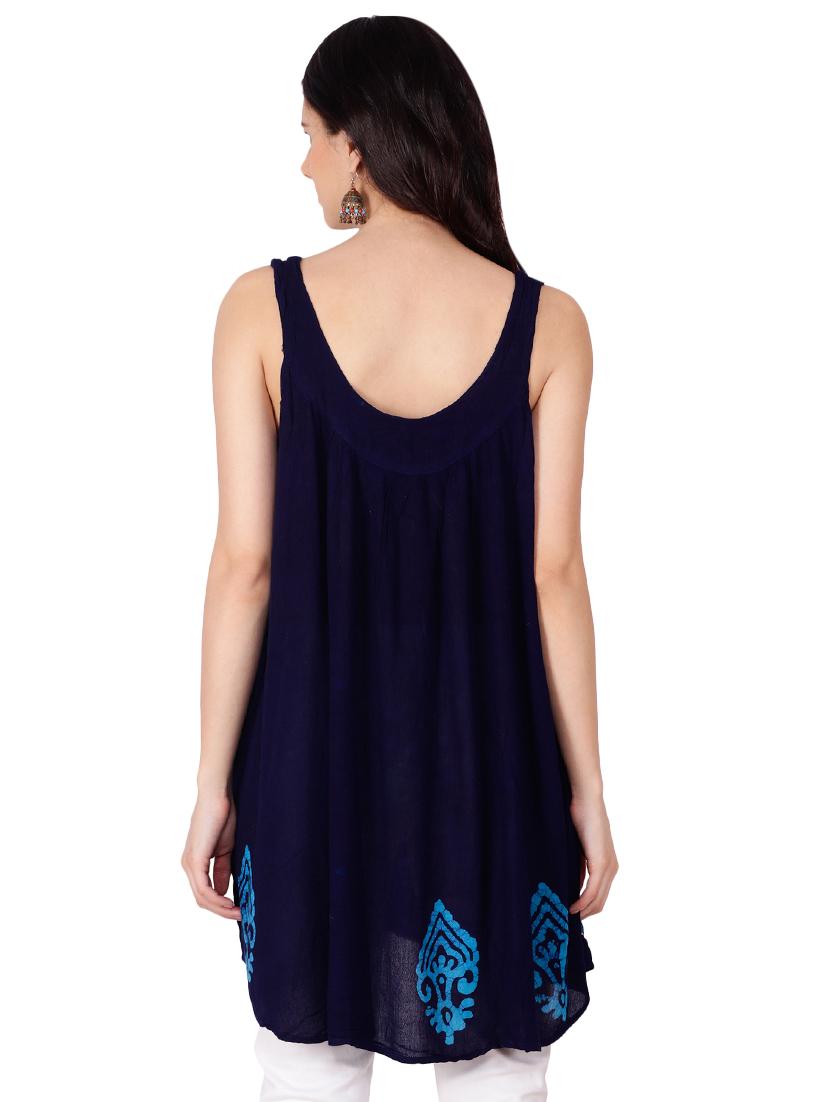 embroidered high low tunic - 15961267 - Zoom Image - 3