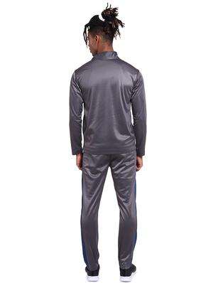 grey color block track suit - 15962471 - Standard Image - 3