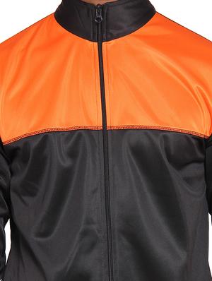 black color block track suit - 15962472 - Standard Image - 4
