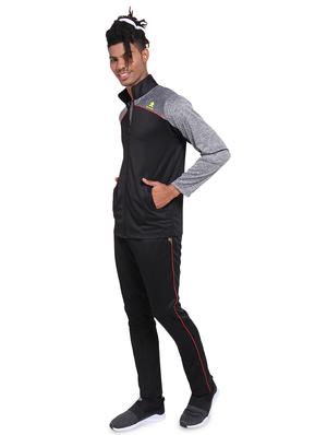 black color block track suit - 15962476 - Standard Image - 2
