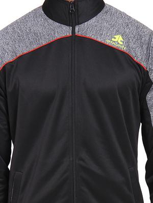 black color block track suit - 15962476 - Standard Image - 4
