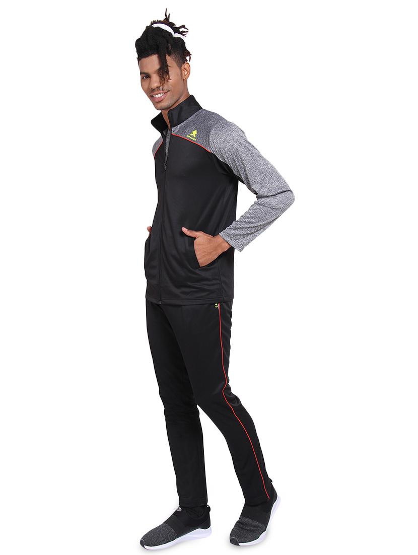 black color block track suit - 15962476 - Zoom Image - 2