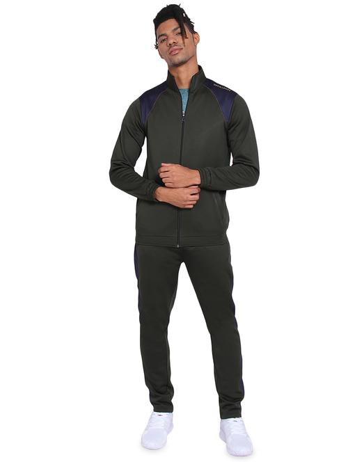 green color block track suit - 15962480 - Standard Image - 1