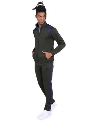 green color block track suit - 15962480 - Standard Image - 2