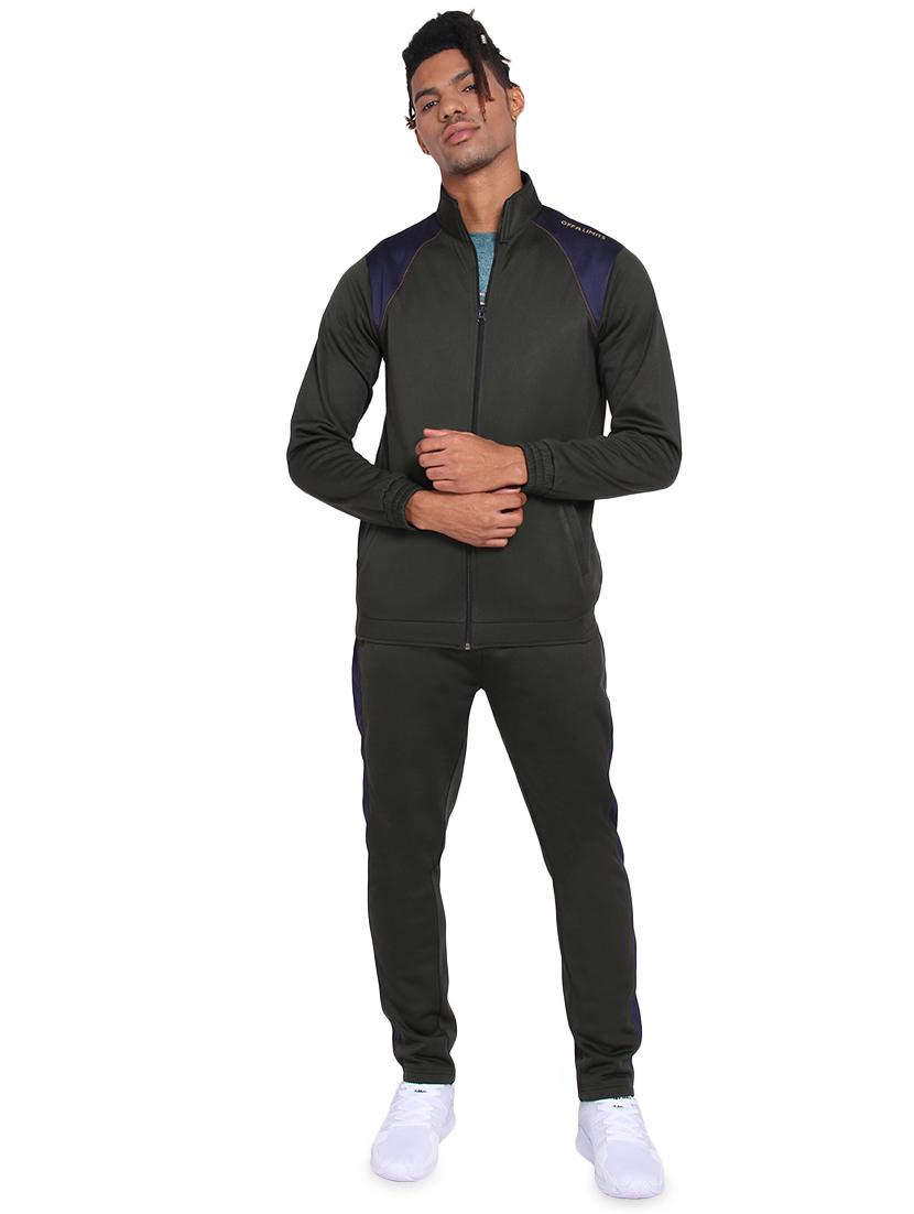 green color block track suit - 15962480 - Zoom Image - 1