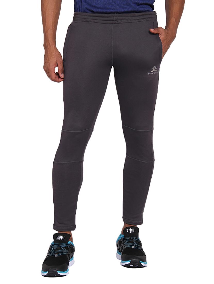 grey polyester full length track pant - 15962482 - Zoom Image - 1