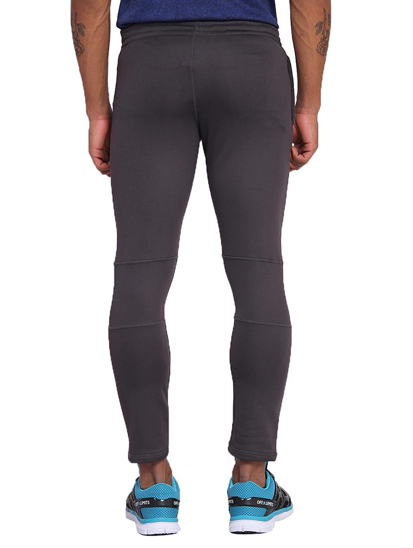 grey polyester full length track pant - 15962482 - Zoom Image - 3