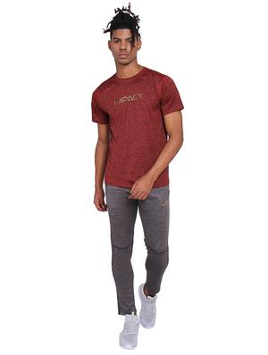 grey polyester full length track pant - 15962483 - Standard Image - 4