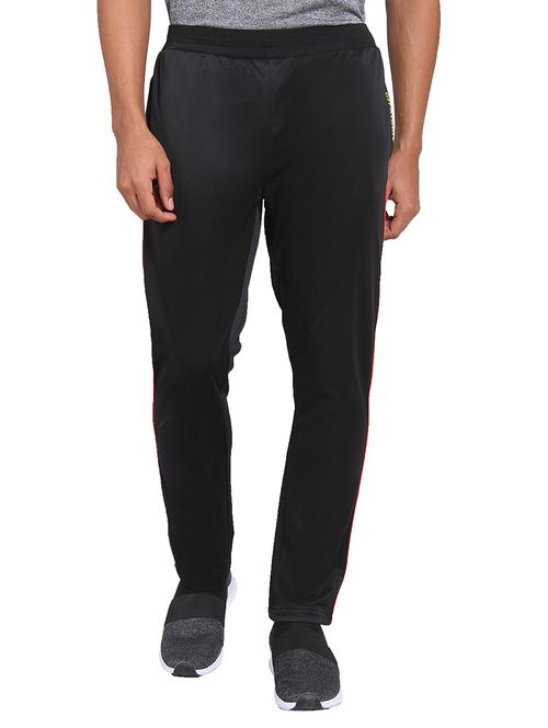 black polyester full length track pant - 15962487 - Standard Image - 1