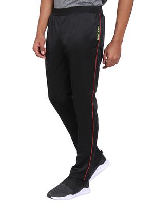 black polyester full length track pant - 15962487 - Standard Image - 2