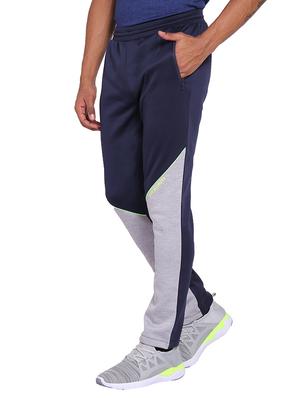 navy blue polyester full length track pant - 15962493 - Standard Image - 2
