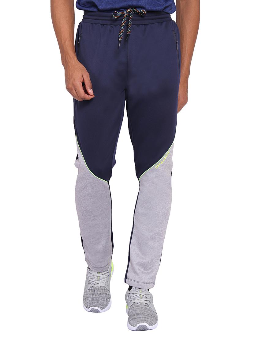 navy blue polyester full length track pant - 15962493 - Zoom Image - 1