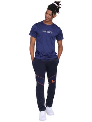 navy blue polyester full length track pant - 15962497 - Standard Image - 4