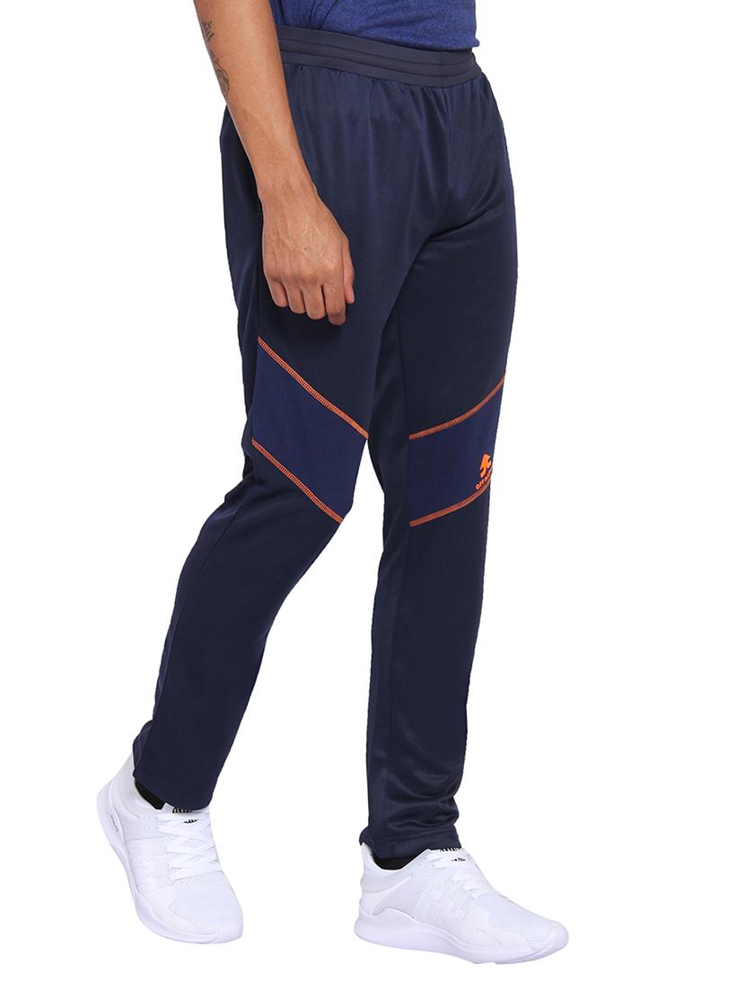 navy blue polyester full length track pant - 15962497 - Zoom Image - 2
