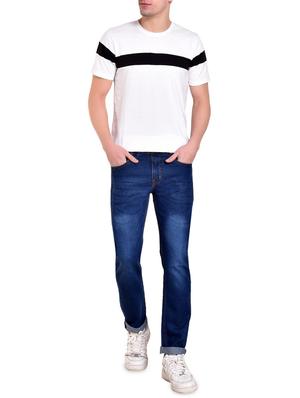 dark blue denim washed jeans - 15963531 - Standard Image - 4