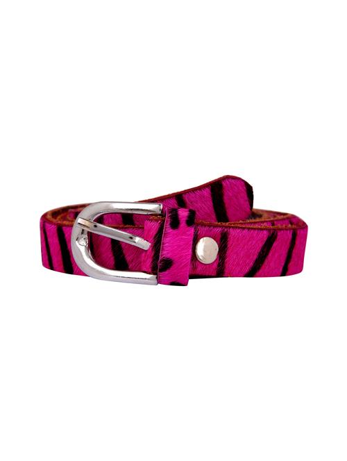 pink leather belt - 15963533 - Standard Image - 1