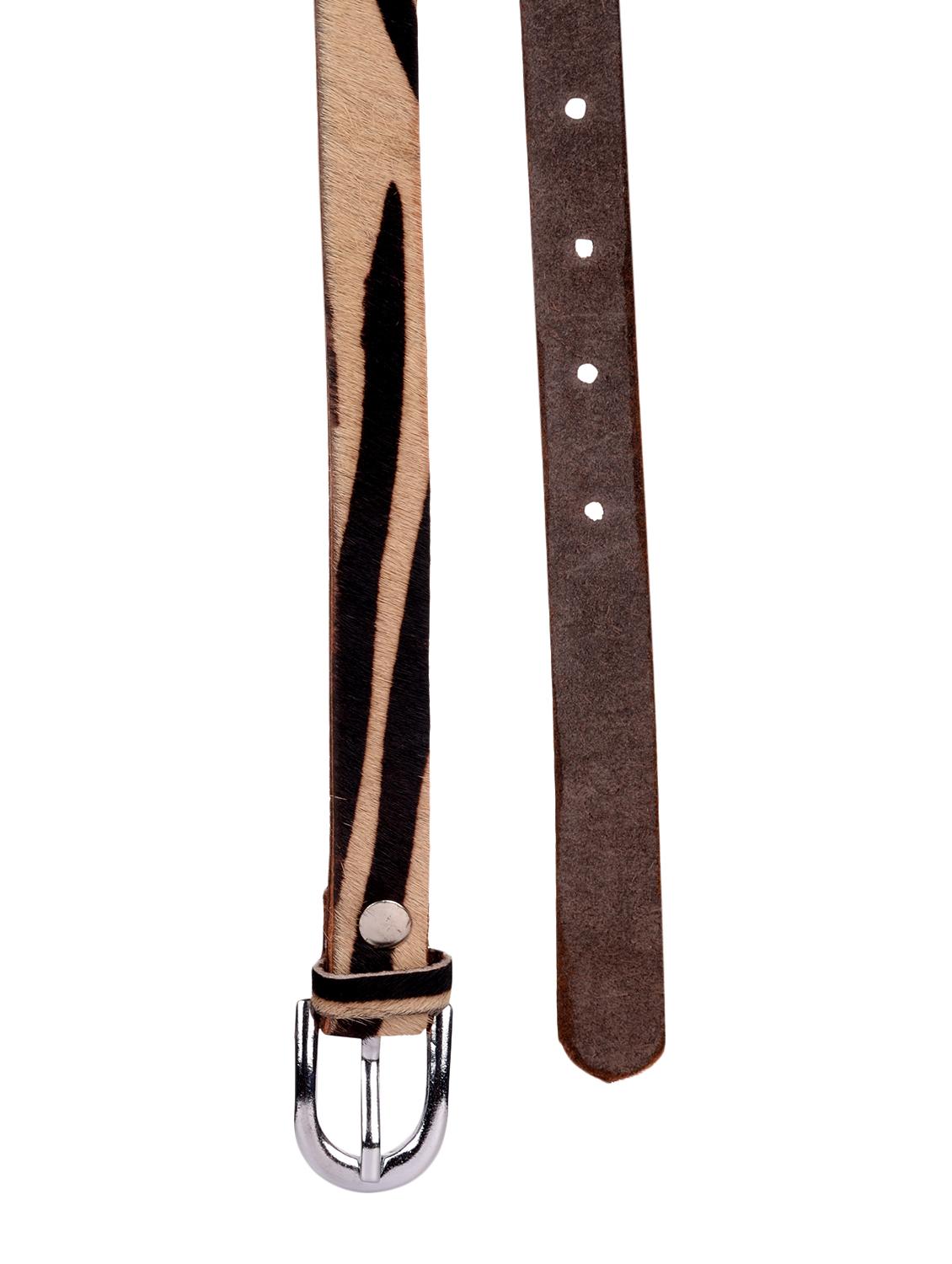 beige leather belt - 15963535 - Zoom Image - 2