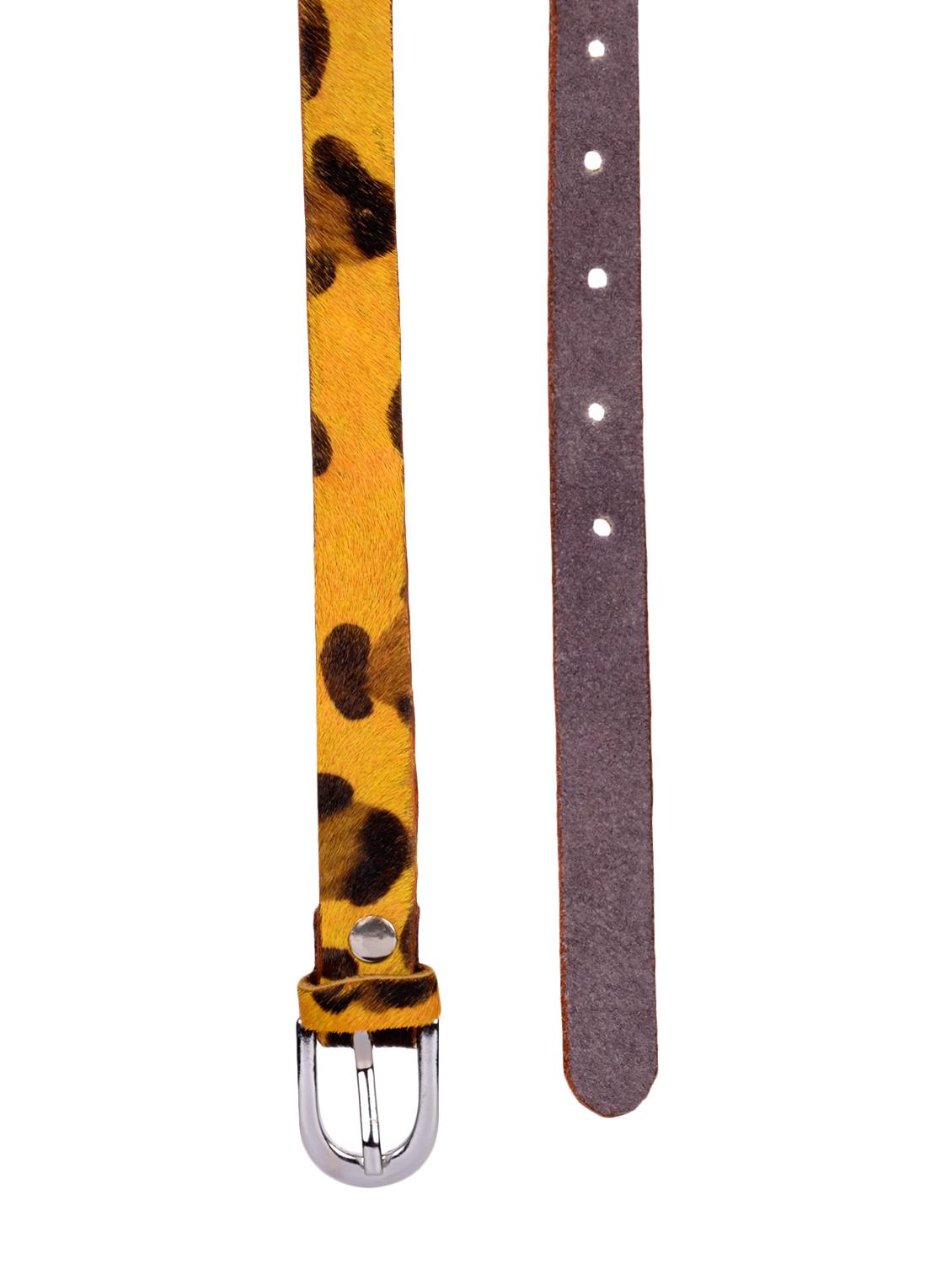 yellow leather belt - 15963536 - Zoom Image - 2