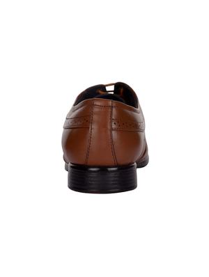 tan leather lace-up brouges - 15963625 - Standard Image - 3