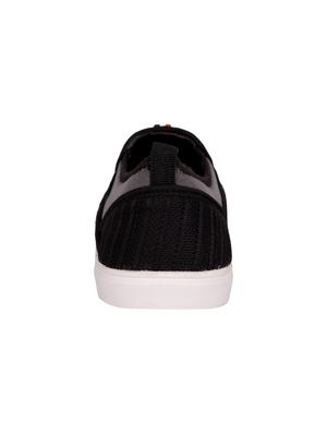 black mesh casual slio ons - 15963626 - Standard Image - 3