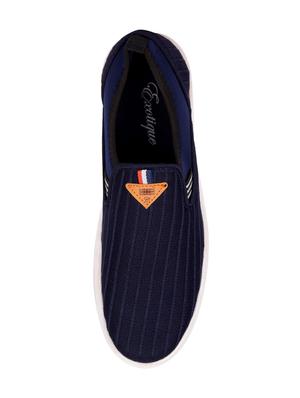 navy mesh casual slip ons - 15963628 - Standard Image - 4