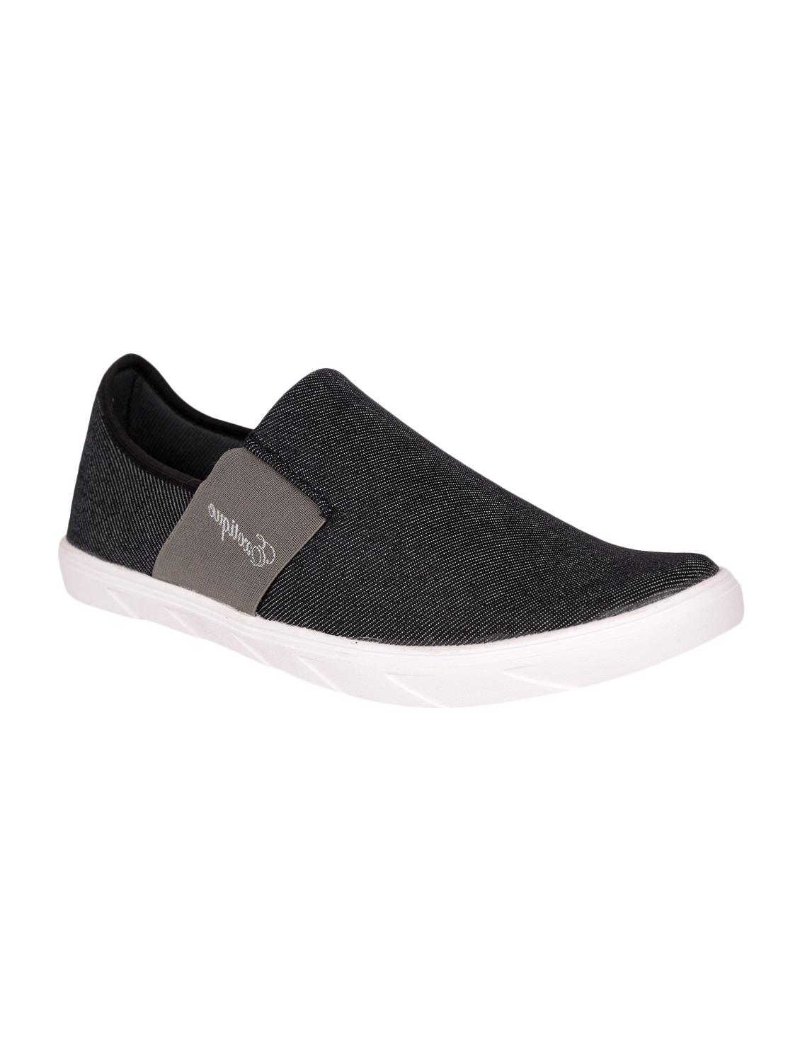 black canvas casual slip ons - 15963629 - Zoom Image - 1