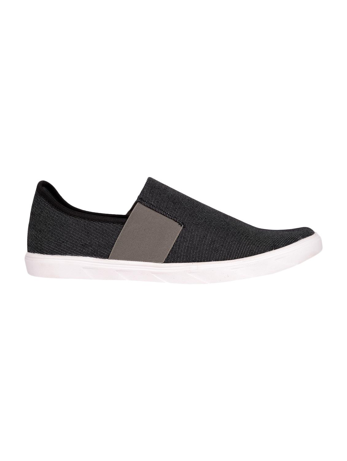 black canvas casual slip ons - 15963629 - Zoom Image - 2
