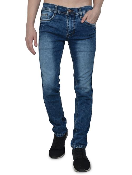 blue denim washed jeans - 15963729 - Standard Image - 1
