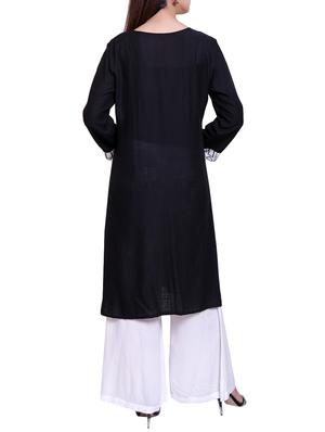 a-line printed kurta - 15963733 - Standard Image - 3