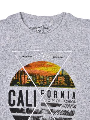 round neck graphic print t-shirt - 15964672 - Standard Image - 3