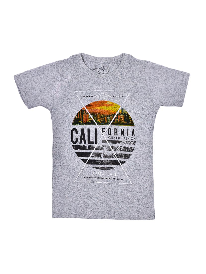 round neck graphic print t-shirt - 15964672 - Zoom Image - 1