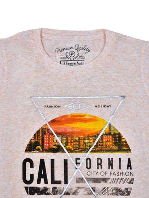 round neck graphic print t-shirt - 15964675 - Standard Image - 3