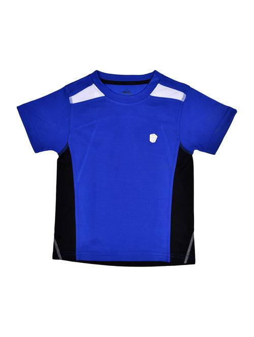 round neck color block t-shirt - 15964689 - Standard Image - 1