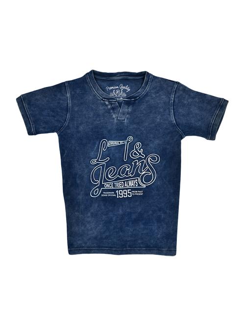 blue cotton tshirt - 15964691 - Standard Image - 1
