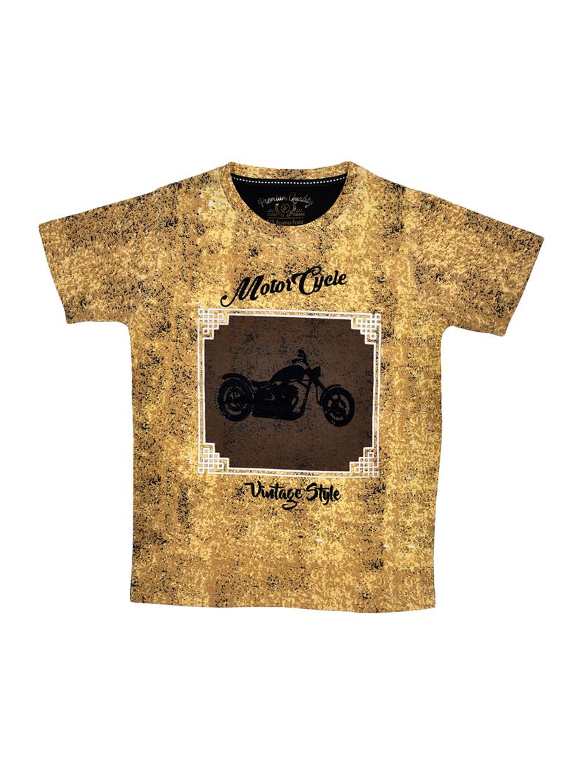 round neck graphic print t-shirt - 15964693 - Zoom Image - 1