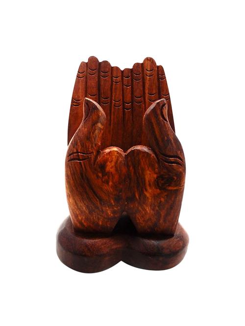 FashionFrame Sheesham Wooden Mobile Phone Stand Holder - 15964933 - Standard Image - 1