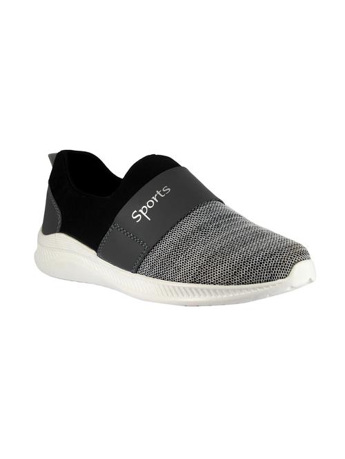 grey mesh slip on sport shoes - 15964956 - Standard Image - 1