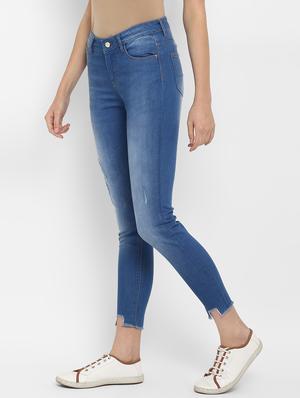 frayed hem distressed jeans - 15965025 - Standard Image - 2