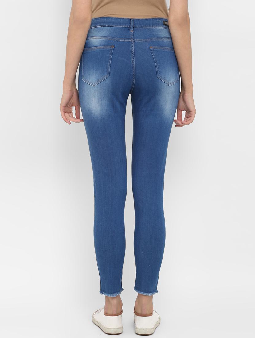 frayed hem distressed jeans - 15965025 - Zoom Image - 3