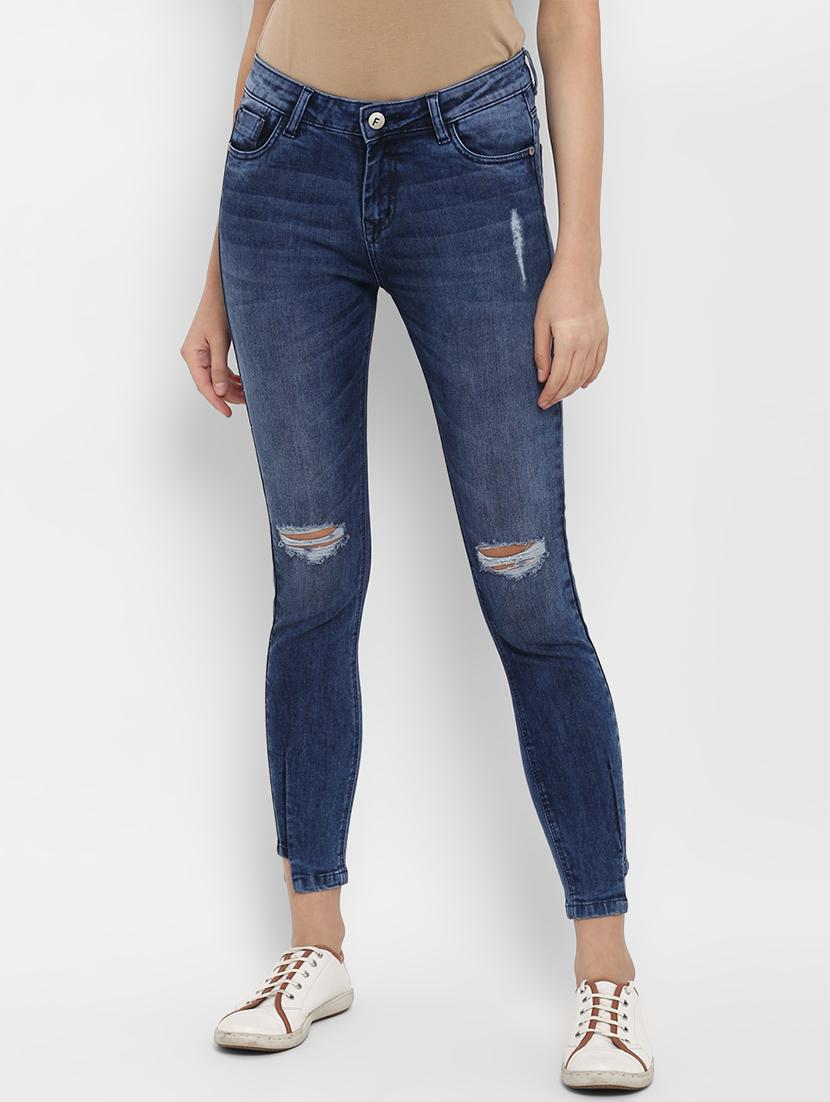 distressed skinny fit jeans - 15965027 - Zoom Image - 1