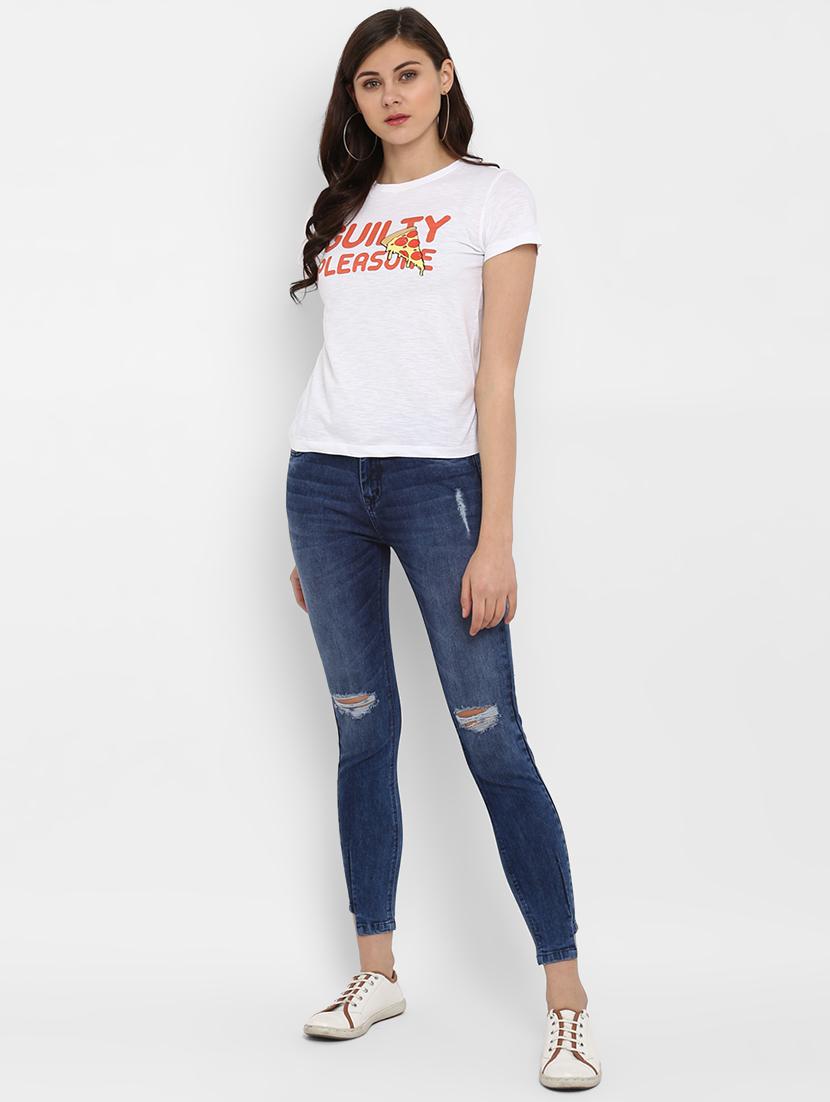distressed skinny fit jeans - 15965027 - Zoom Image - 4